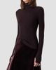 Akris Women's Cashmere-Silk Rib-Knit Turtleneck Sweater - 6