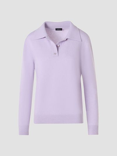 Akris Women's Cashmere Knit Polo Sweater