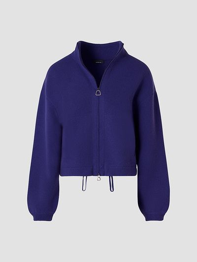 Akris Women's Cashmere Stand-Collar Zip-Front Cardigan