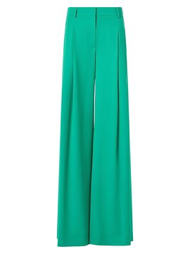 Akris Women's Cassie Wool Gabardine Wide-Leg Pants