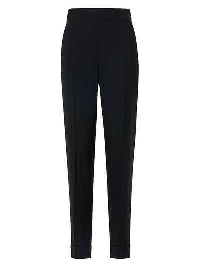 Akris Women's Chris Wool-Blend Tapered Pants