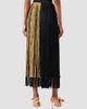 Akris Women's Colorblocked Fringe Midi Pencil Skirt - 3
