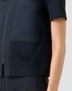 Akris Women's Cotton Crewneck Zip-Front Blouse - 5
