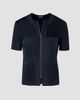 Akris Women's Cotton Crewneck Zip-Front Blouse - 7