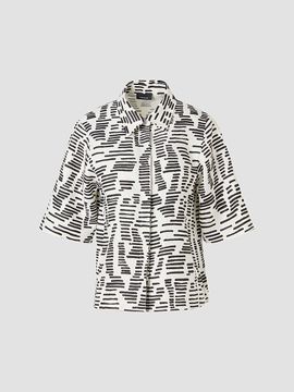Akris Women's Dance Movements Linen Toile Blouse