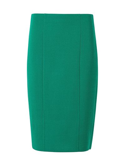 Akris Women's Double-Face Crepe Wool Pencil Skirt