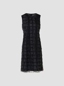 Akris Women's Embroidered Organza A-Line Mini Dress