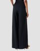 Akris Women's Fossil Pleated Wool Mid-Rise Straight-Leg Pants - 2
