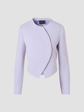 Akris Women's Hynora Asymmetric-Front Virgin Wool Jacket
