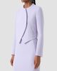 Akris Women's Hynora Asymmetric-Front Virgin Wool Jacket - 6