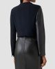 Akris Women's Hynora Leather-Inset Virgin Wool Jacket - 3