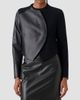 Akris Women's Hynora Leather-Inset Virgin Wool Jacket - 4