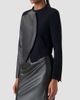 Akris Women's Hynora Leather-Inset Virgin Wool Jacket - 6