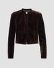 Akris Women's Kadet Velvet Crop Jacket - 1