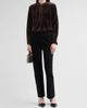 Akris Women's Kadet Velvet Crop Jacket - 2