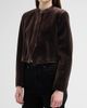Akris Women's Kadet Velvet Crop Jacket - 4