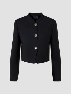 Akris Women's Kadet Virgin Wool Crop Jacket