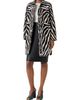 Akris Women's Laron Zebra-Print Leather Coat - 2