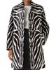 Akris Women's Laron Zebra-Print Leather Coat - 3