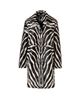 Akris Women's Laron Zebra-Print Leather Coat - 7