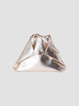 Akris Women's Medium Ai Metallic Leather Shoulder Bag