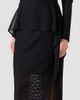 Akris Women's Mesh Draped Crewneck Midi-Dress - 5