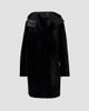 Akris Women's Oxana Leather & Shearling Reversible Hooded Coat - 3