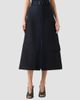 Akris Women's Poplin A-Line Belted Cargo Midi Skirt - 2