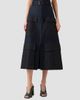 Akris Women's Poplin A-Line Belted Cargo Midi Skirt - 4