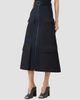 Akris Women's Poplin A-Line Belted Cargo Midi Skirt - 6