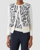 Akris Women's Printed Silk Long-Sleeve Cardigan - 4