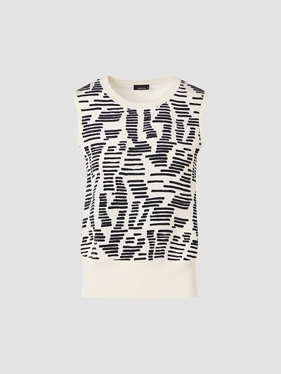 Akris Women's Printed Silk Top