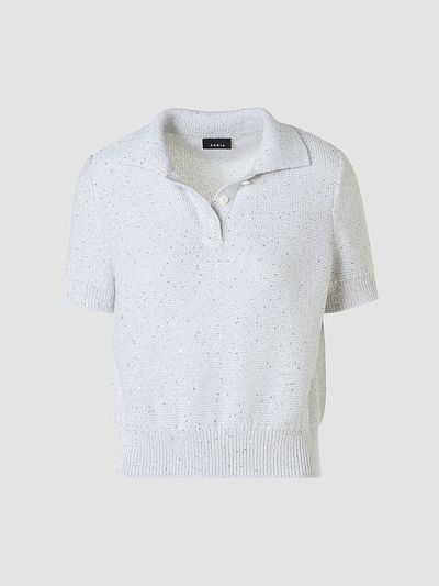 Akris Women's Rib-Knit Linen-Cotton Blend Sweater