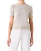Akris Women's Sequin-Embellished Linen-Blend Knit Top - 3