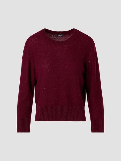 Akris Women's Sequin Cashmere Crewneck Sweater