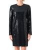 Akris Women's Sequined Long-Sleeve Sheath Cocktail Dress - 3