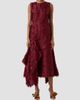 Akris Women's Silk-Organza Layered Tile Midi-Dress - 2