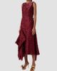 Akris Women's Silk-Organza Layered Tile Midi-Dress - 5