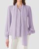 Akris Women's Silk Georgette Scarf Blouse - 4