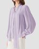 Akris Women's Silk Georgette Scarf Blouse - 6
