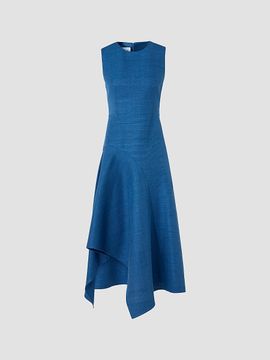 Akris Women's Silk Handkerchief-Hem A-Line Dress