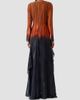 Akris Women's Silk Ombré Asymmetric A-Line Maxi Dress - 3