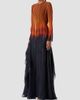 Akris Women's Silk Ombré Asymmetric A-Line Maxi Dress - 5