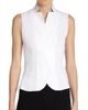 Akris Women's Stretch-Cotton Revers Collar Blouse - 3