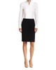 Akris Women's Stretch-Poplin Revers Collar Blouse - 2