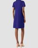 Akris Women's Stretch Cotton-Silk Polo Dress - 3