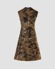 Akris Women's Textured Metallic Jacquard A-Line Dress - 7