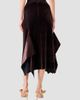 Akris Women's Velvet Neoprene Asymmetric Midi Skirt - 2