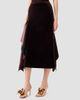 Akris Women's Velvet Neoprene Asymmetric Midi Skirt - 5
