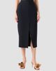Akris Women's Virgin Wool Slit Midi Skirt - 3